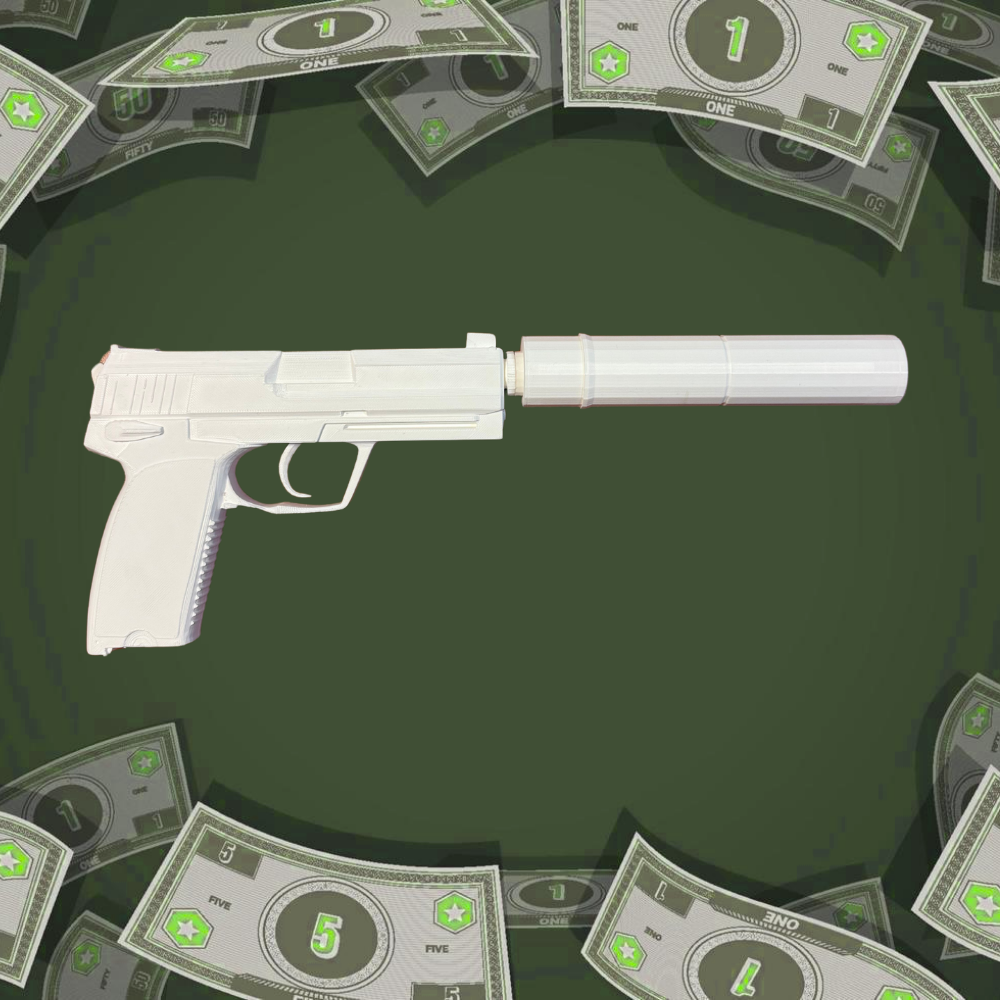 Replica 1:1 USP-S WHITE OUT CS GO