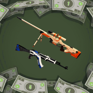 Pachet DUO AK47 x AWP Replici 1:1 CS GO